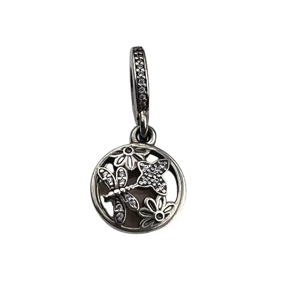 Pandora Springtime Bloom Sterling Silver Charm #791843EN40